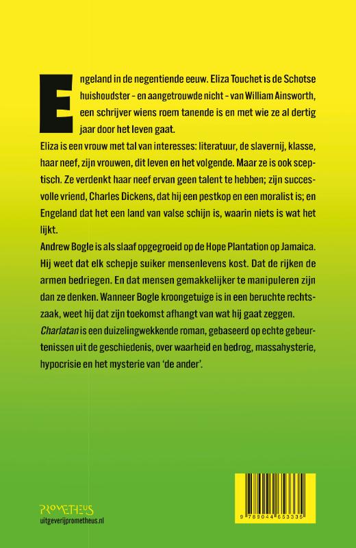 Achterkant van Charlatan
