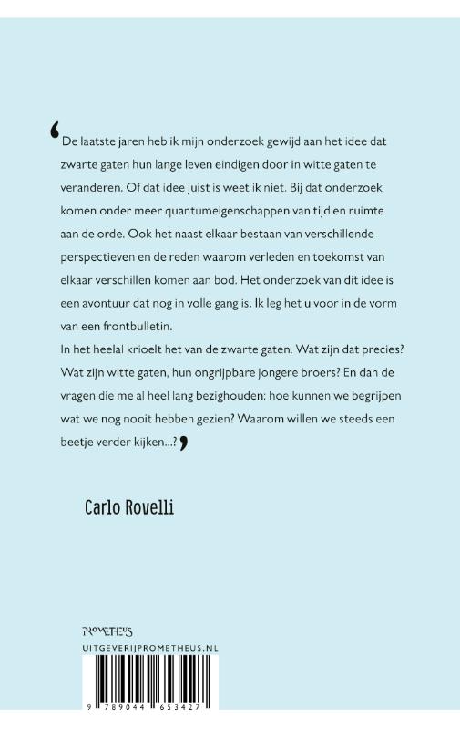 Achterkant van Witte gaten
