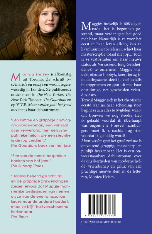 Achterkant van Maar verder gaat het goed met me