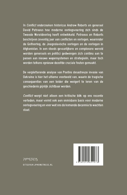Achterkant van Conflict