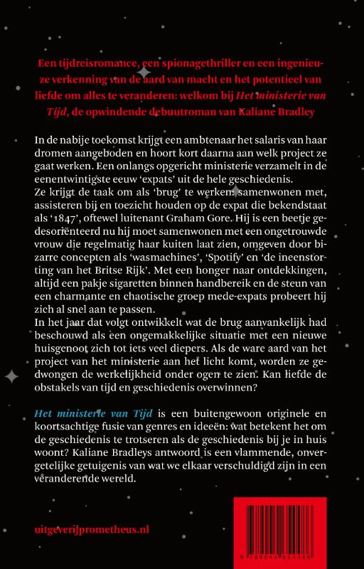 Achterkant van Het Ministerie van Tijd