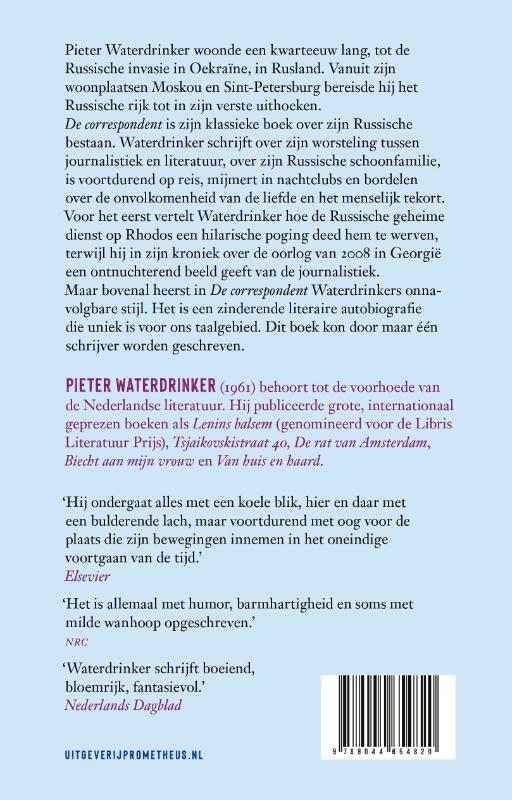 Achterkant van De correspondent