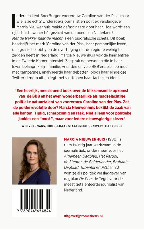Achterkant van Met de trekker naar de macht