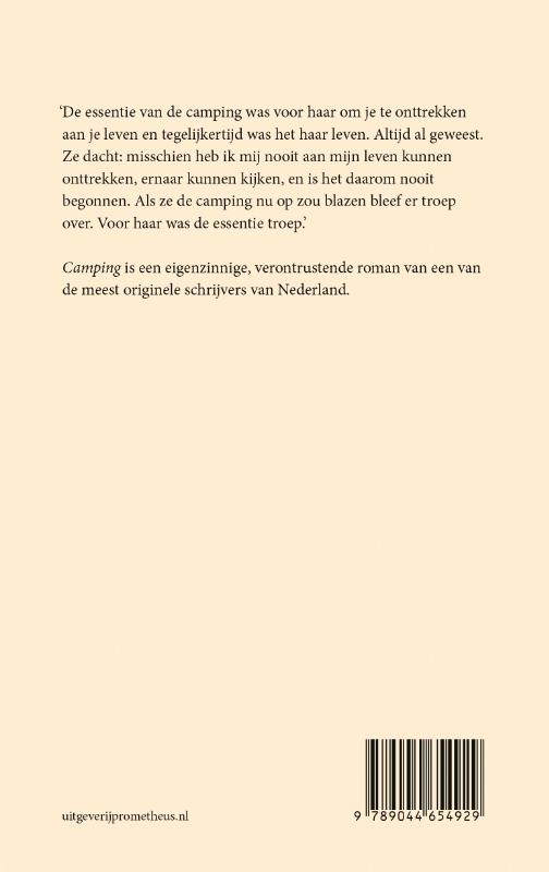 Achterkant van Camping