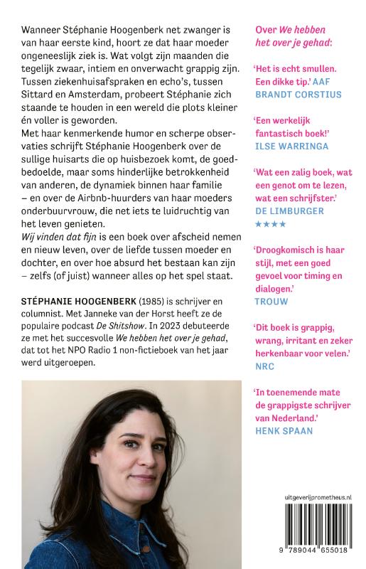 Achterkant van Wij vinden dat fijn
