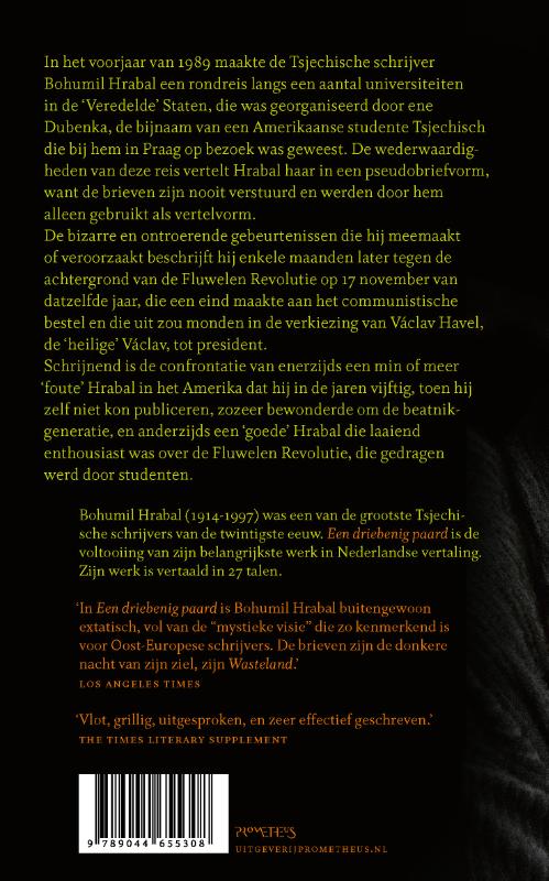 Achterkant van Een driebenig paard