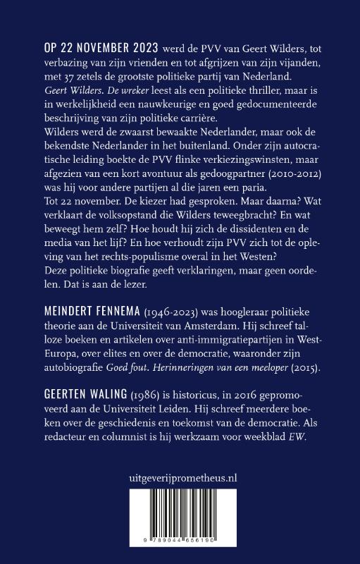 Achterkant van Geert Wilders