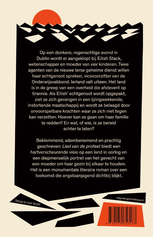 Achterkant van Lied van de profeet