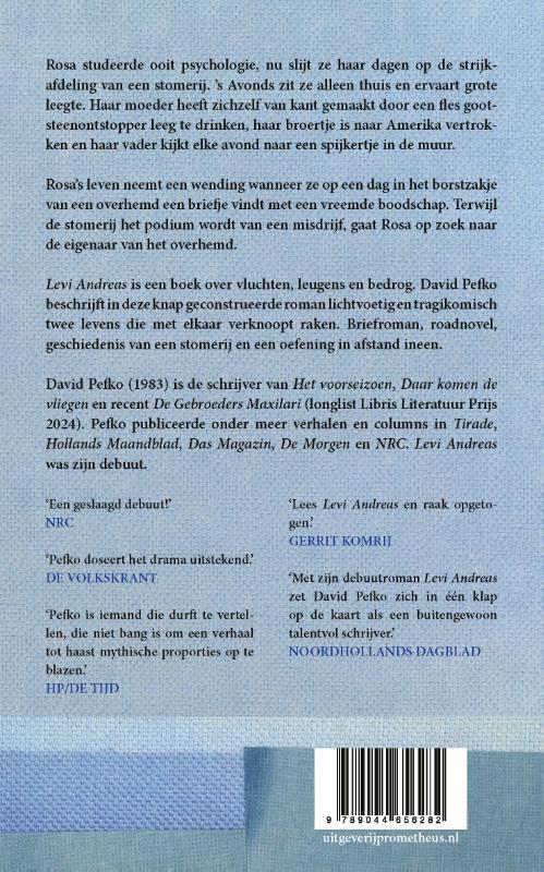 Achterkant van Levi Andreas