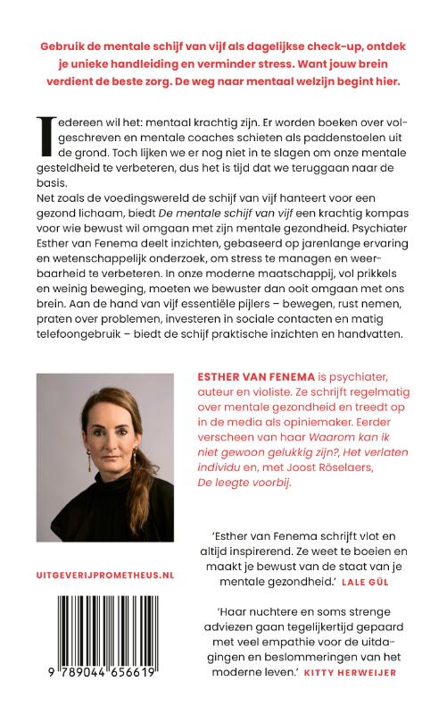 Achterkant van De mentale schijf van vijf