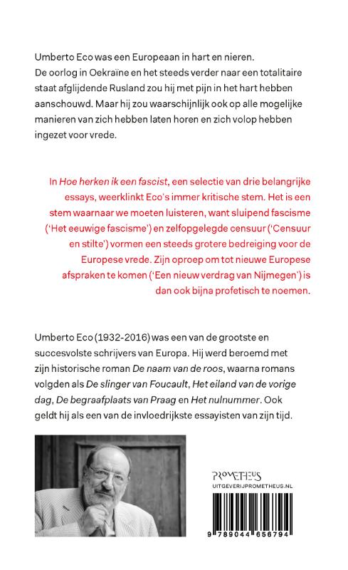 Achterkant van Hoe herken ik een fascist