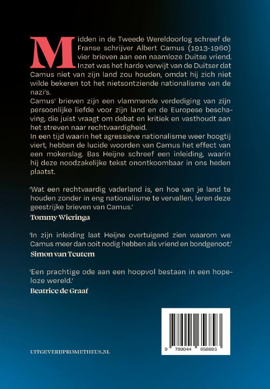 Achterkant van Een hogere liefde