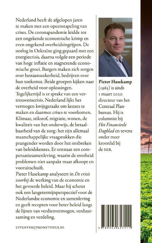 Achterkant van De crisis voorbij