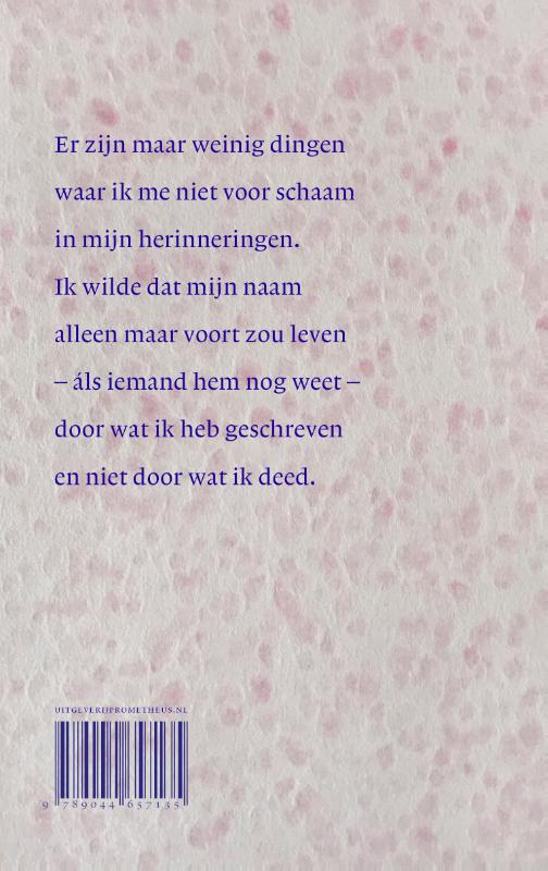 Achterkant van Verzamelde gedichten