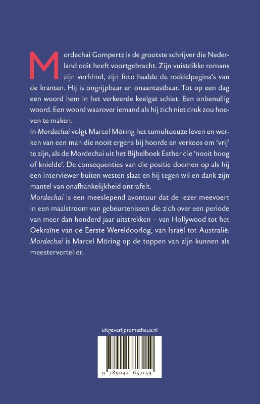 Achterkant van Mordechai