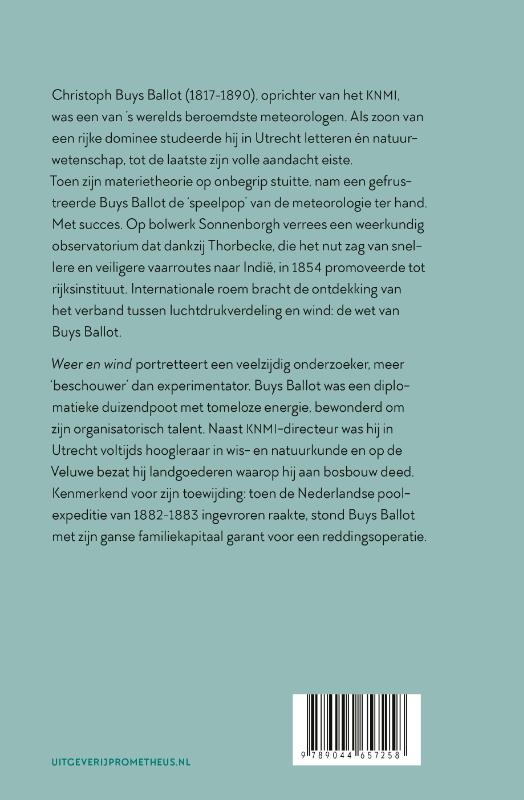 Achterkant van Weer en wind