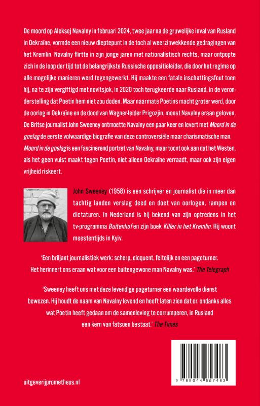Achterkant van Moord in de Goelag
