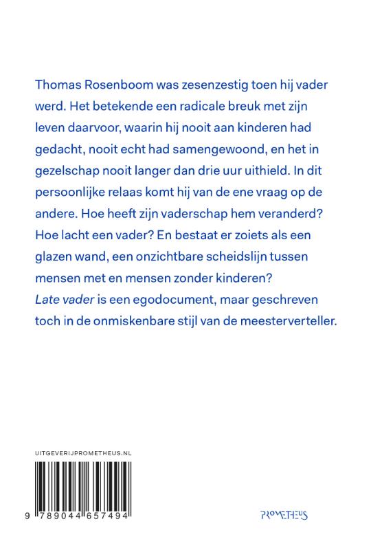 Achterkant van Late vader