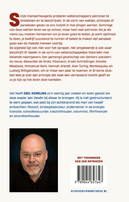 Achterkant van Het omgekeerde is óók waar