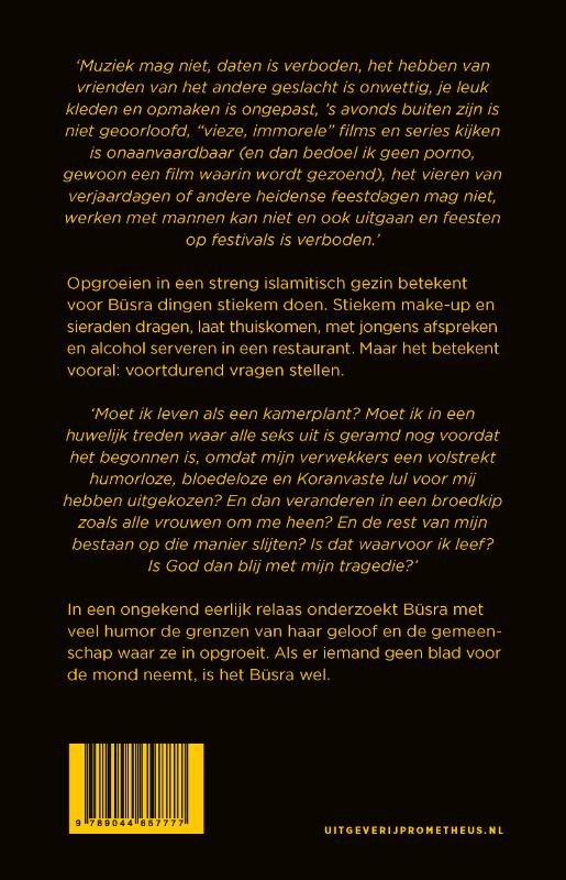 Achterkant van Ik ga leven