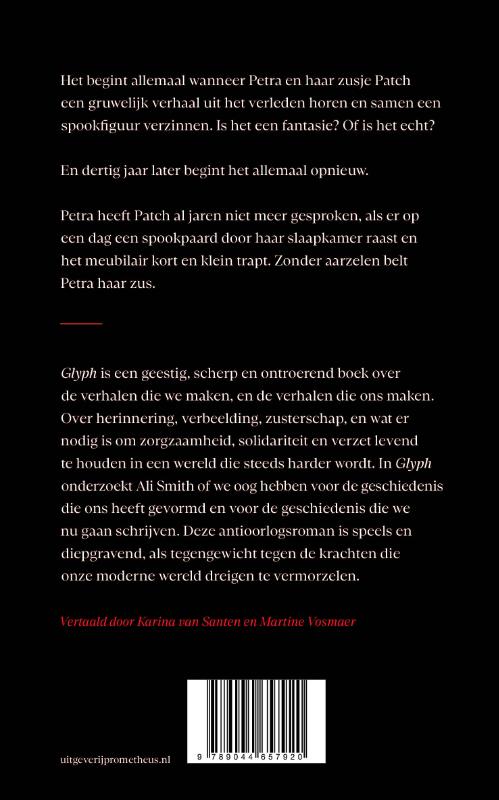 Achterkant van Glyph