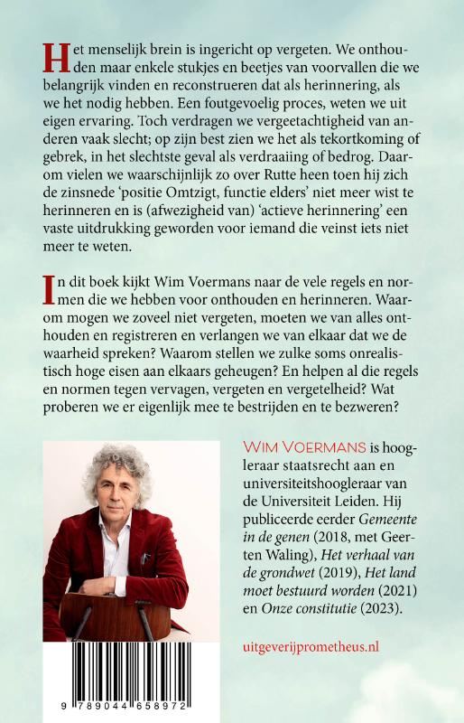 Achterkant van Actieve herinnering