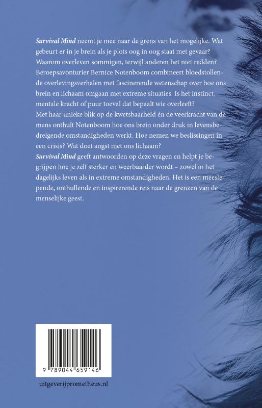 Achterkant van Survival Mind