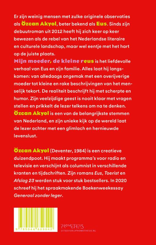 Achterkant van Mijn moeder, de kleine reus