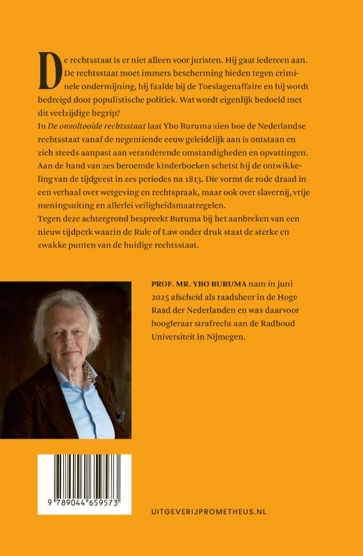 Achterkant van De onvoltooide rechtsstaat