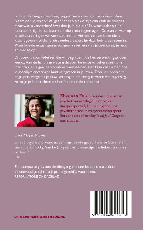 Achterkant van Ik moet het nog even verwerken, maar hoe dan?