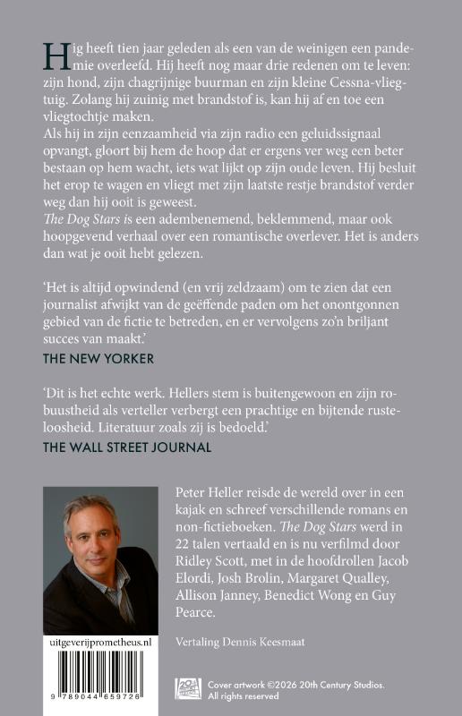 Achterkant van The Dog Stars