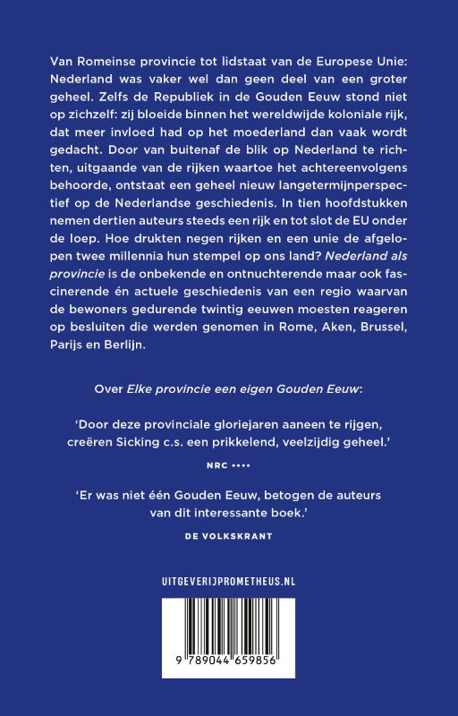 Achterkant van Nederland als provincie