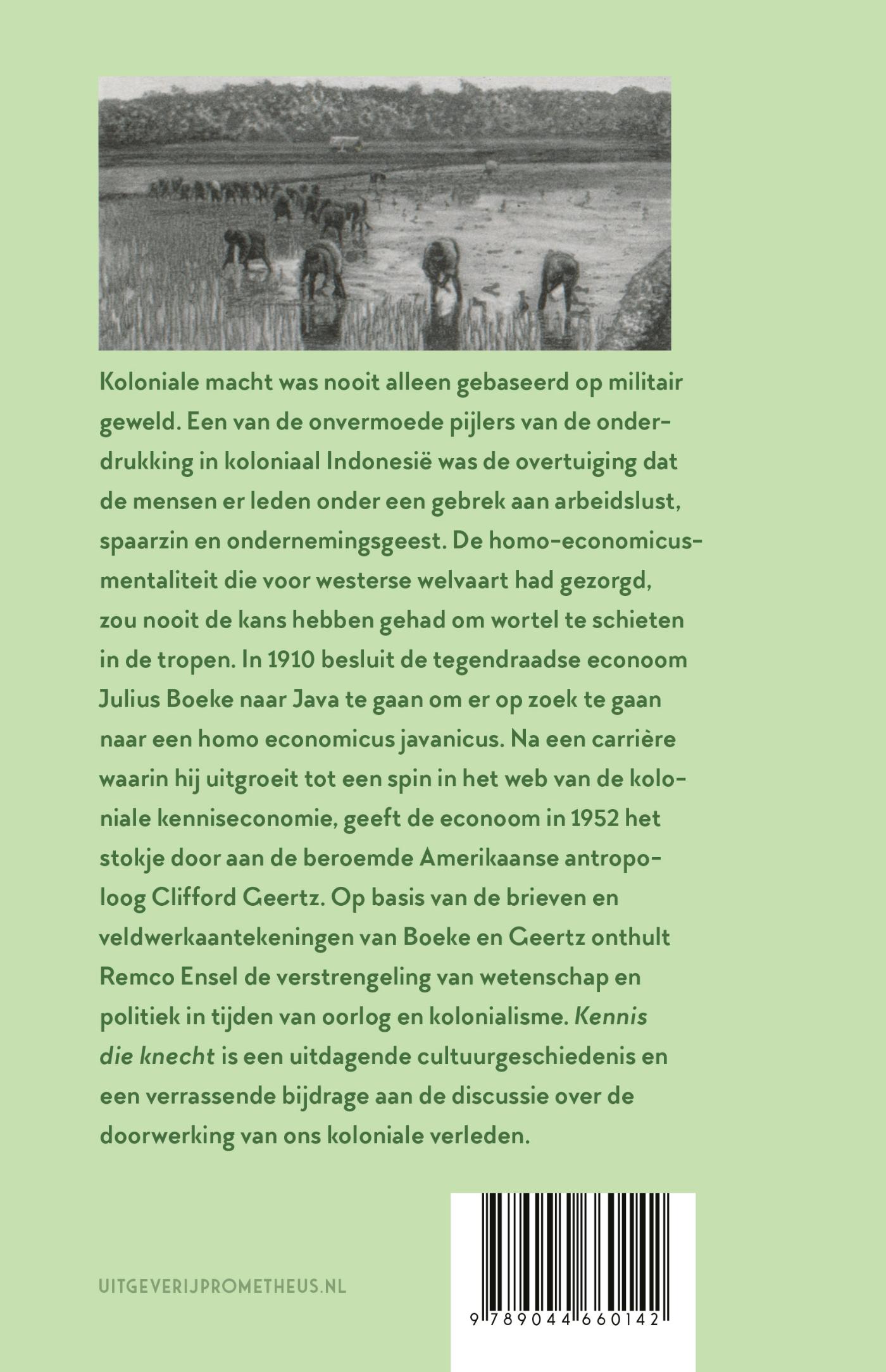Achterkant van Kennis die knecht