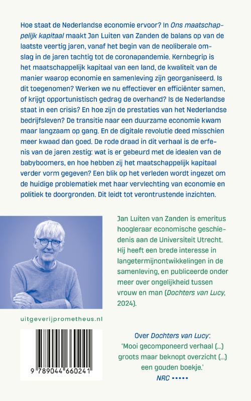 Achterkant van Ons maatschappelijk kapitaal