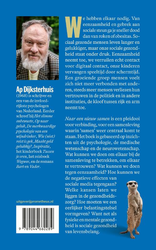Achterkant van Naar een nieuw samen
