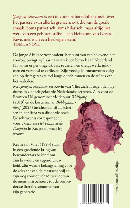 Achterkant van Jong en eenzaam