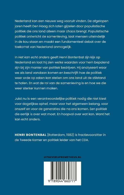 Achterkant van Het kan echt anders