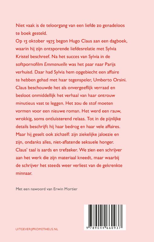 Achterkant van Minnaar tegen elke prijs