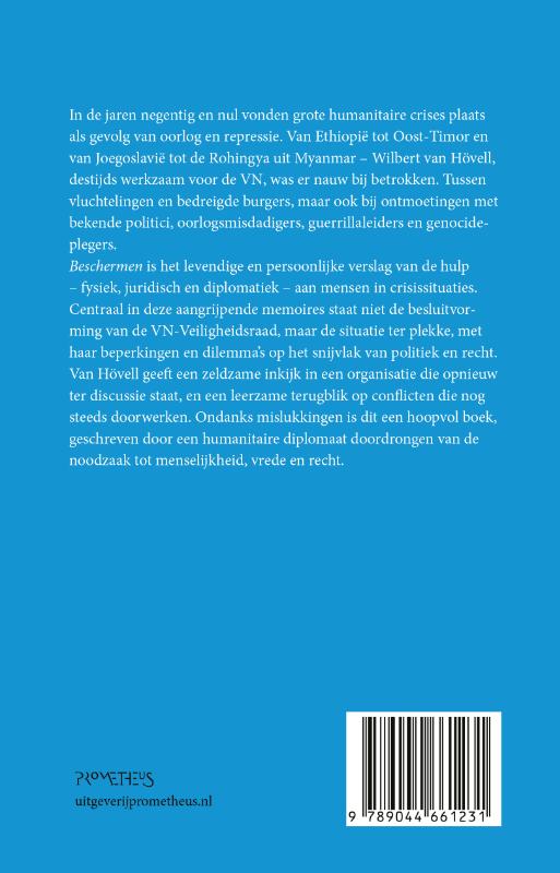 Achterkant van Beschermen