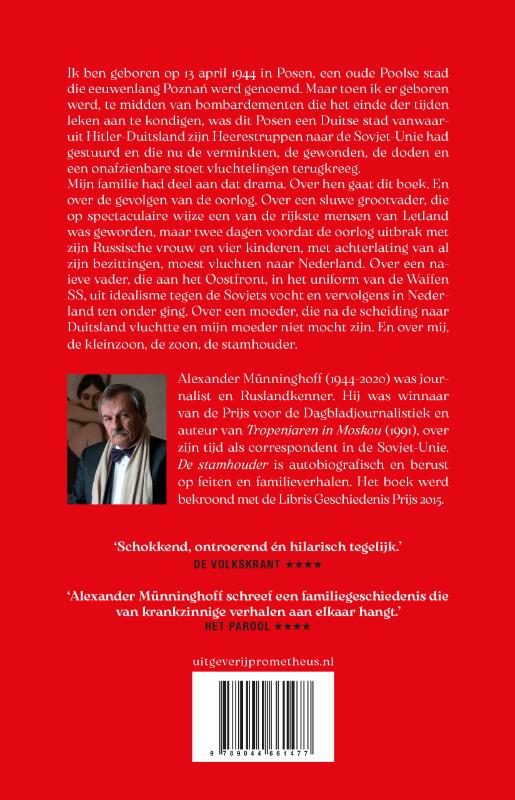 Achterkant van De stamhouder