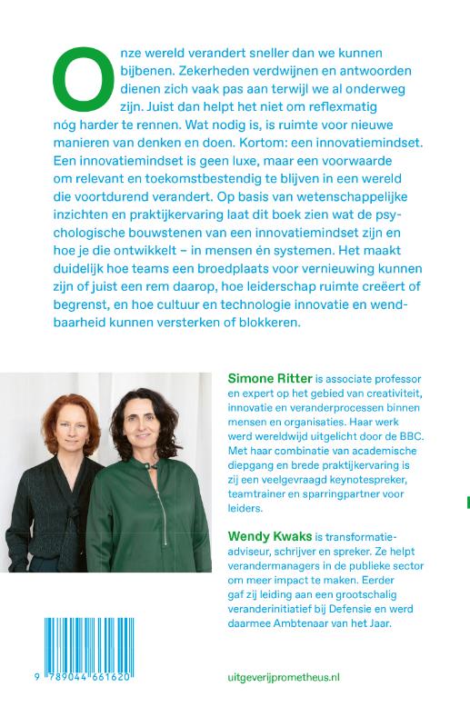 Achterkant van Innovatiemindset