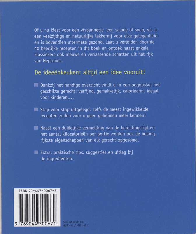Achterkant van 10 Visgerechten