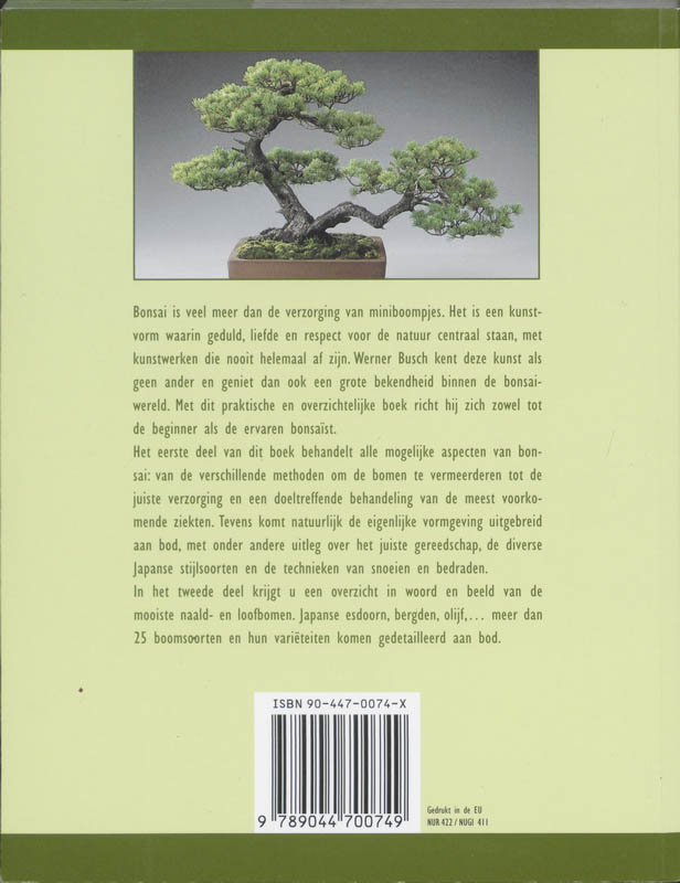Achterkant van Bonsai