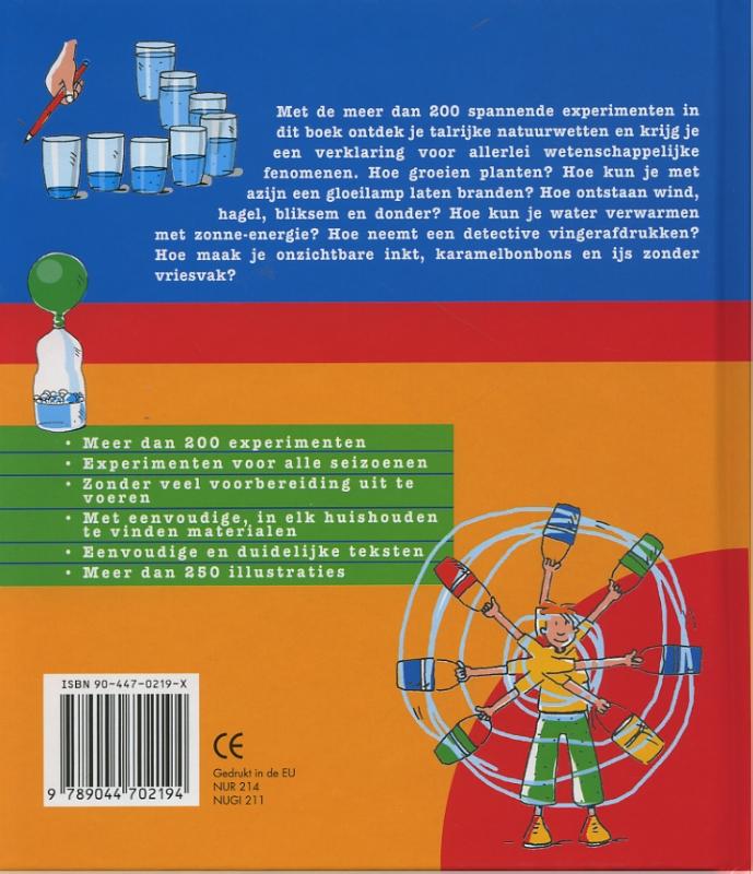 Achterkant van Het grote experimenteerboek voor kinderen