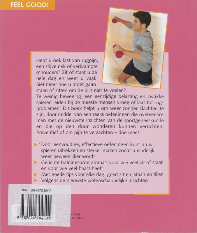 Achterkant van Een gezonde rug workout