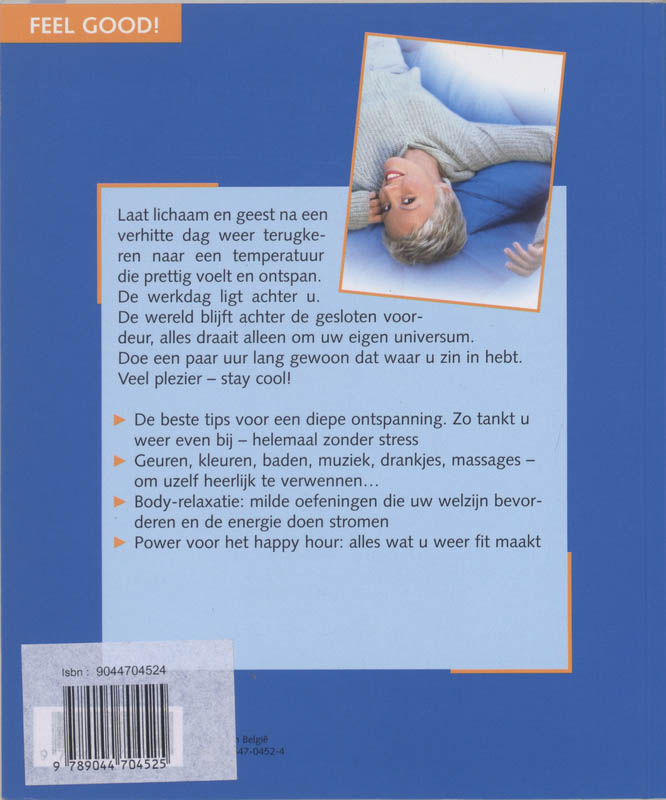 Achterkant van Body en mind relaxatie