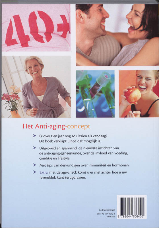Achterkant van Anti-aging