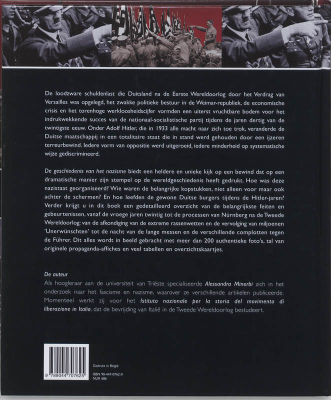 Achterkant van De geschiedenis van het nazisme