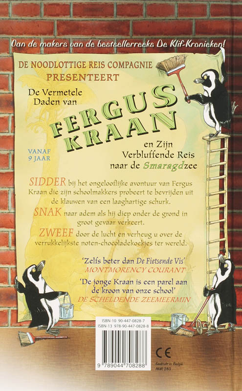 Achterkant van Fergus Kraan en het avontuur op de Smaragdzee