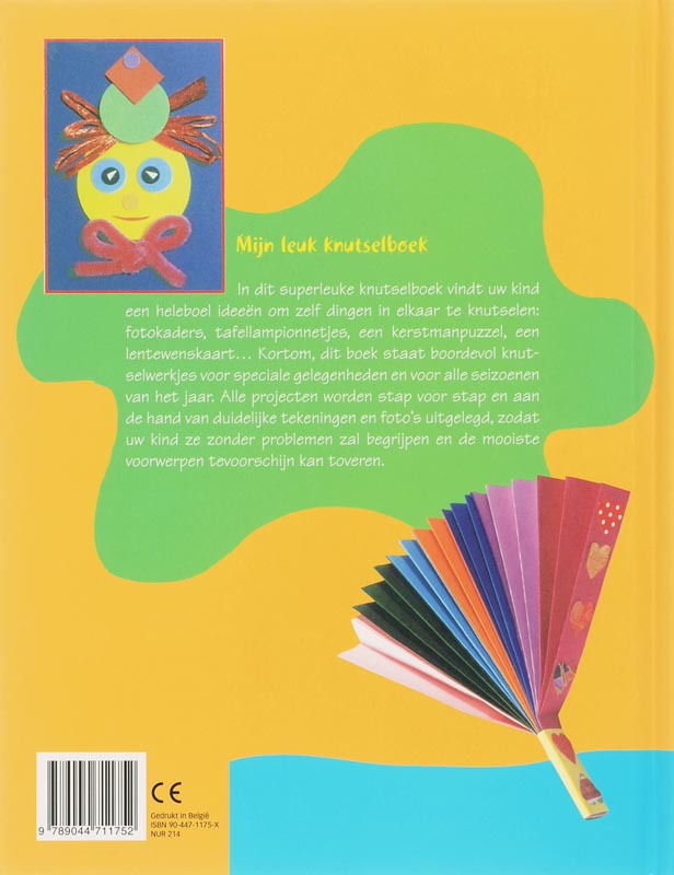 Achterkant van Mijn leuk knutselboek